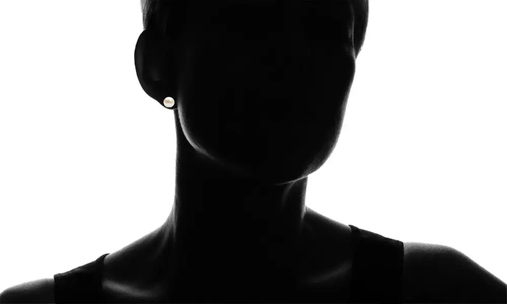 Set of 3 White Pearl Earring Set in 18k White Gold