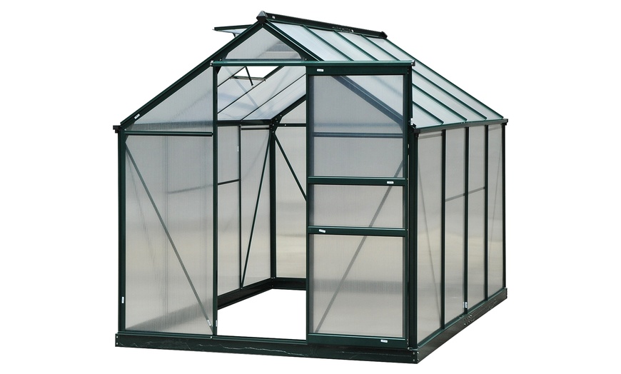 Image 9: Outsunny Walk-In Greenhouse