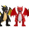 Image 1: Dragon de feu interactif 35 cm pour enfants avec sons et effets vapeur