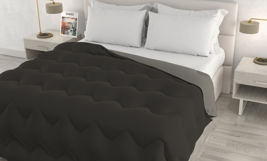 Image 5: Trapunta invernale bicolore Zoe Made in Italy