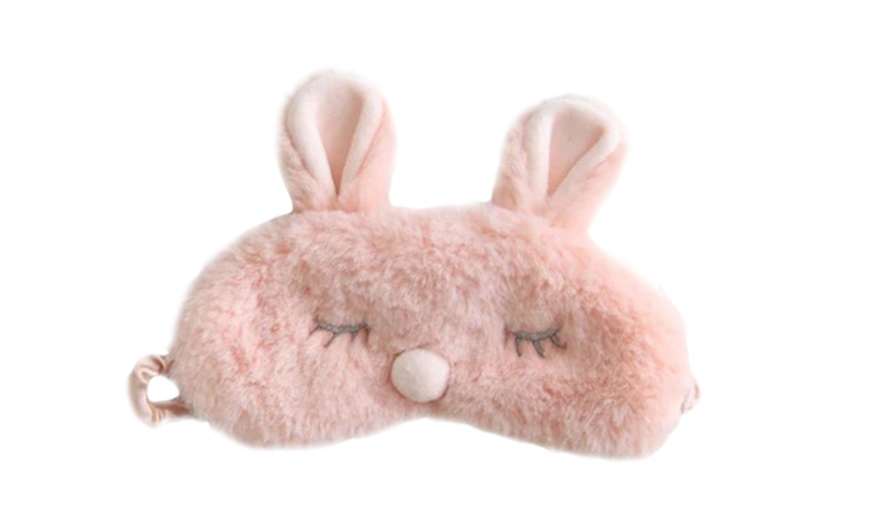 Image 5: Furry Animal Sleep Mask