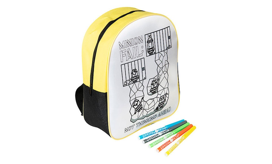 Image 9: Sambro Colour Your Own Backpack