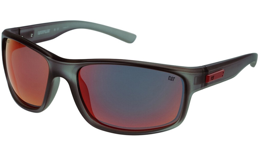 Image 3: Caterpillar Mirror Polarised Sunglasses   