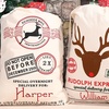 Image 3: Surprise loved ones with a festive, Personalized Santa Delivery Bag