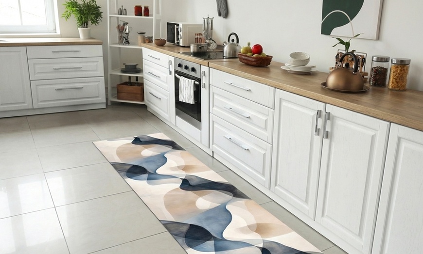 Image 19: Tapis de course coloré, résistant aux taches et antidérapant