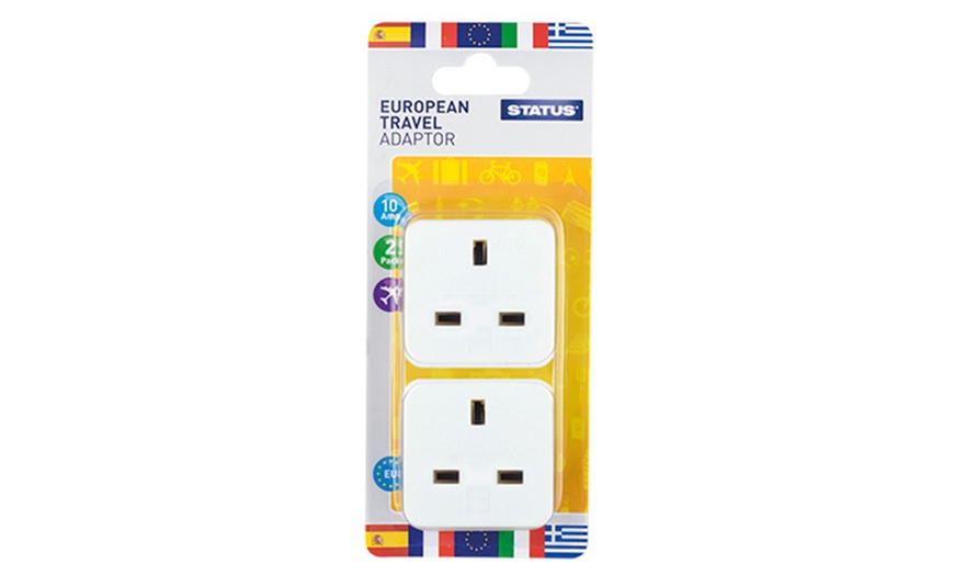 Image 3: Status European Travel Adaptor