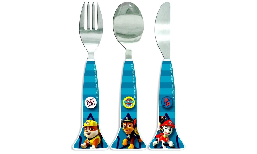 Image 6: 3-Piece Kids Licensed Cutlery Set