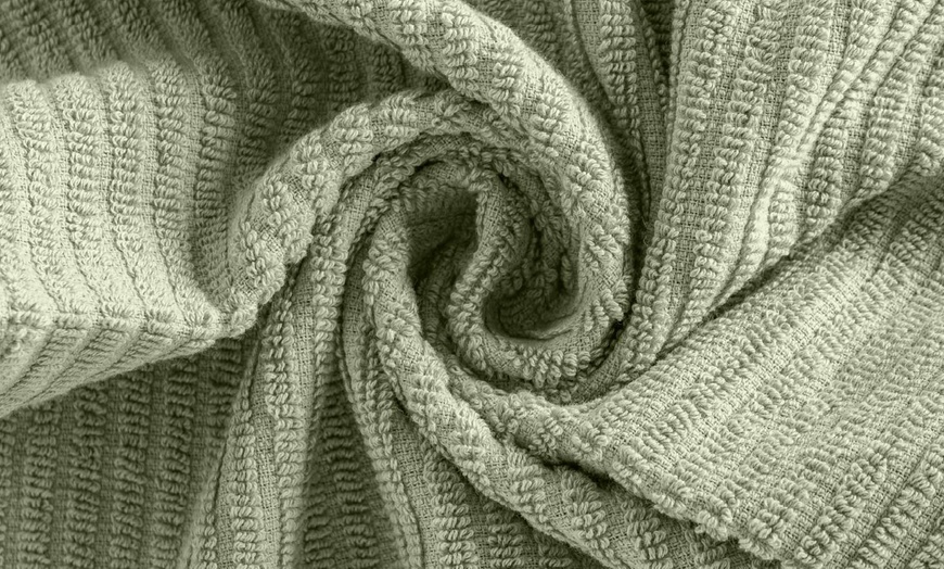 Image 20: Set di 5 asciugamani in puro cotone