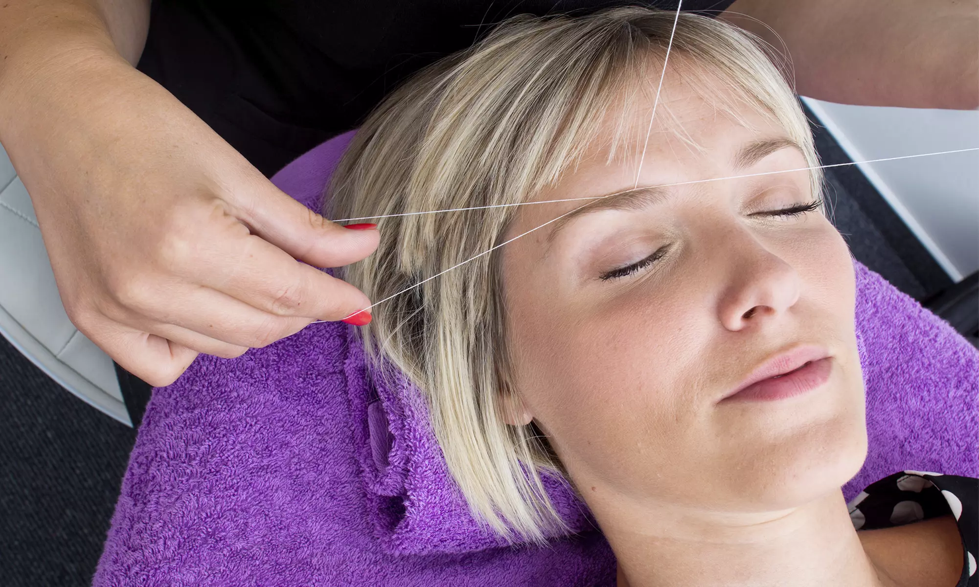 Three Eyebrow-Threading Sessions or One or Two Brazilian-Waxing Sessions at Nirvana Threading (Up to 56% Off) - Primary Image