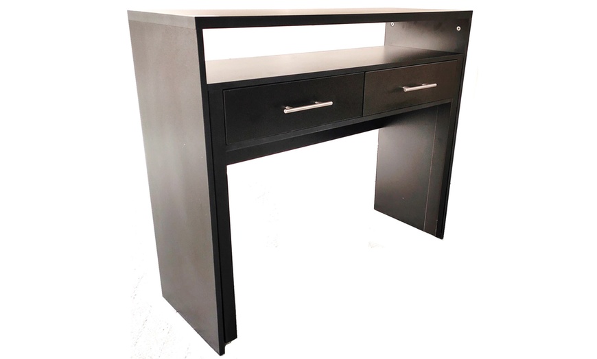 Image 4: Regis Extending Computer Table Desk