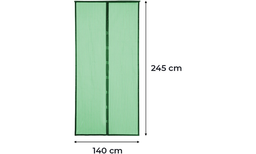 Image 10: Cortina mosquitera con cierre magnético