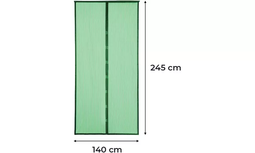 Image 10: Cortina mosquitera con cierre magnético