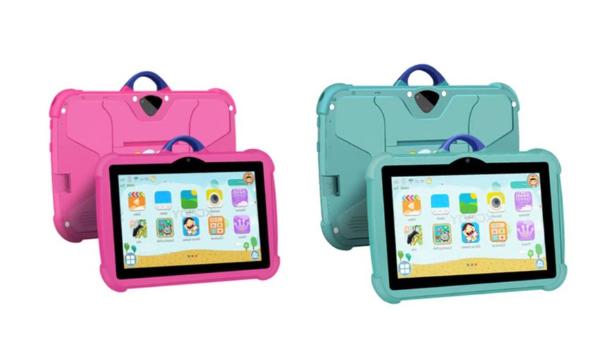 Image 13: 1x oder 2x 7-Zoll-Android-Tablet für Kinder