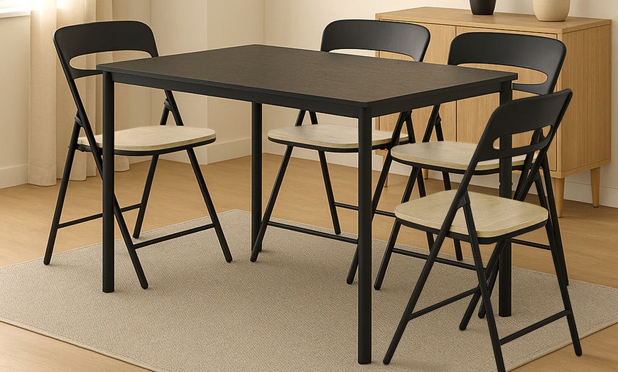 Image 8: Lot de 4 chaises pliables Isidora