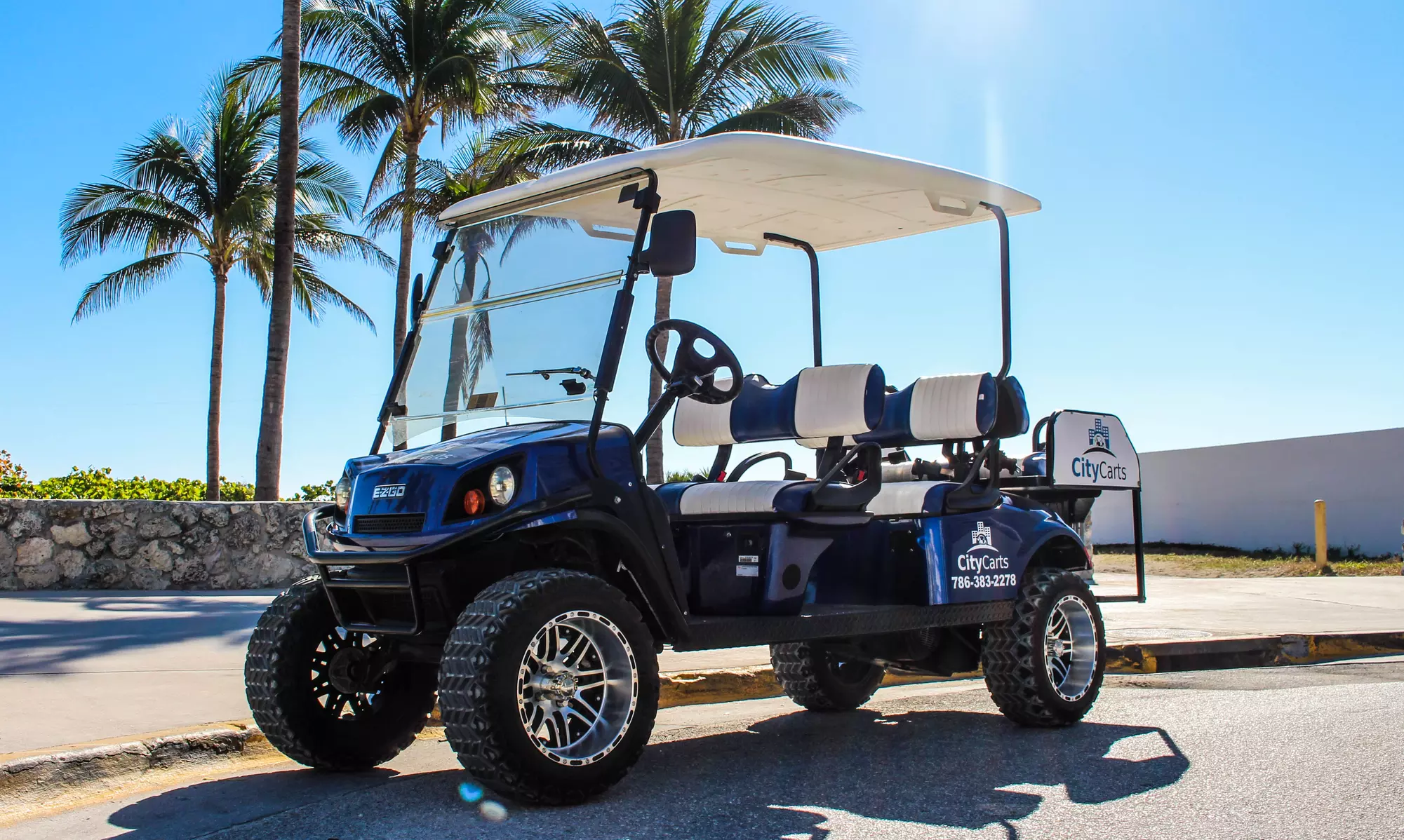 One- or Two-Hour Golf Cart Rental at CityCarts (Up to 30% Off) - Primary Image