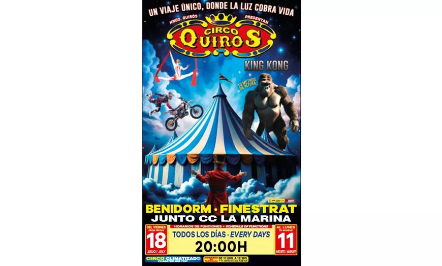 Image 1: Entradas para el Circo Quirós t del 18/7 al 11/8
