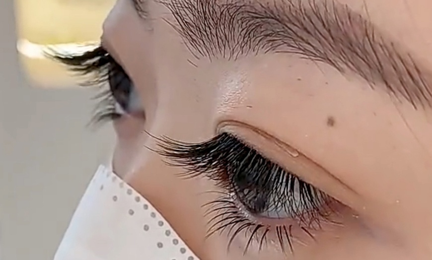 Image 1: Classic or Double Thick Eyelash Extensions 