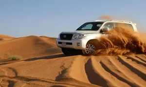 Basic or VIP Desert Safari: Sunset Camel Ride, BBQ, & More for 1, 2, or 4 at Arabian Kings Tours (Up to 77% Off)