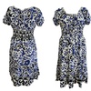 Image 25: Women's Printed Bardot Gypsy Midi Dress