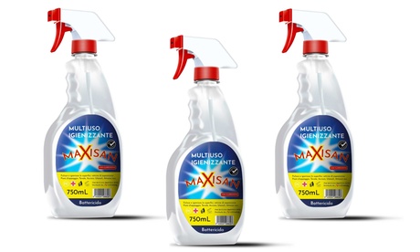 Set di 3 Maxisan multiuso igienizzanti per pulire le superfici