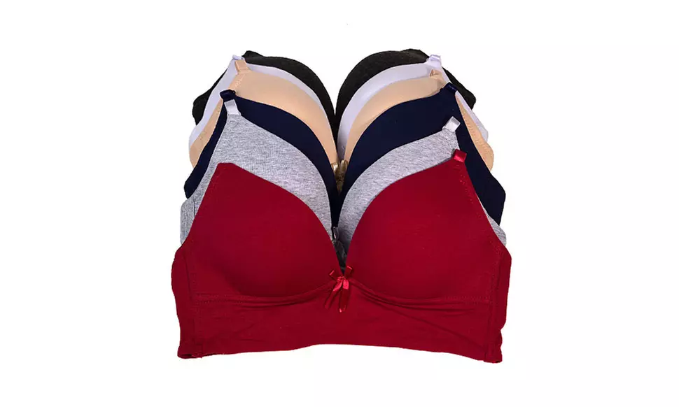 Women's Bra Sets in B to DD (6-Pack). Sizes Available. - Second Medium