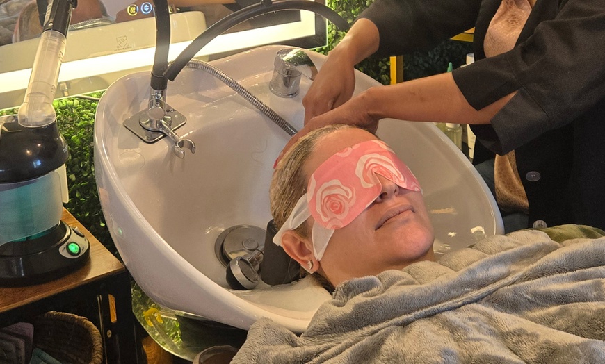Image 2: Luxury Head Spa Treatments with Optional Blowout at The Gallery Wigs