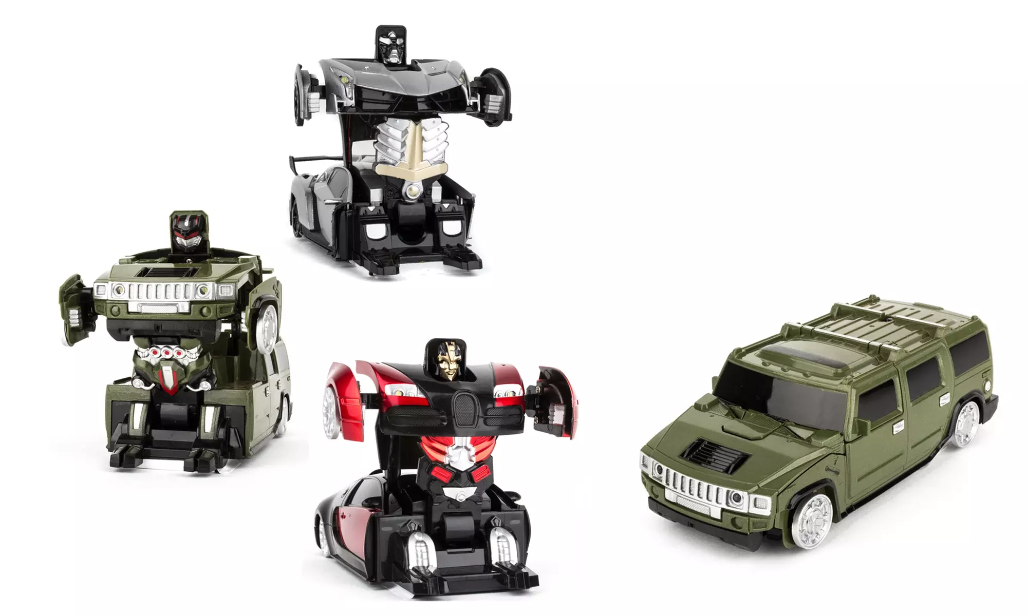 Wall-Climbing Transforming Robot Car Kids' Toy with Remote - Primary Image