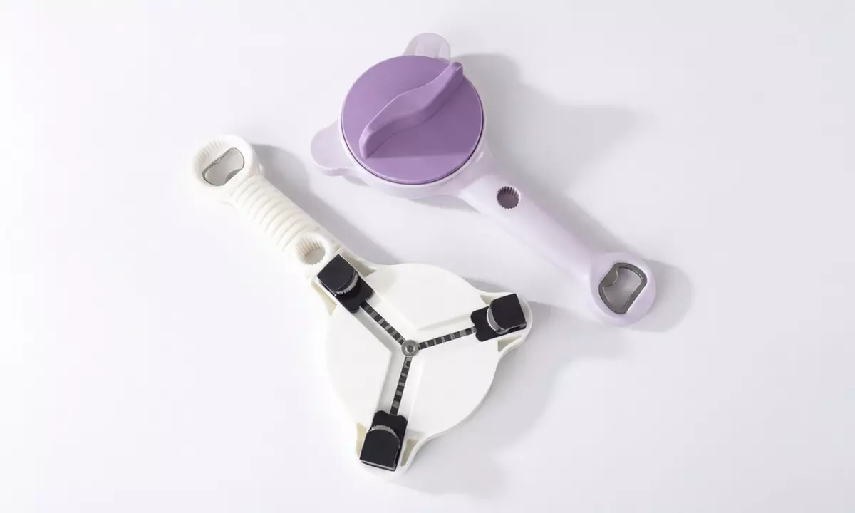 4-in-1 Multi Jar and Bottle Opener with Non-Slip Grip