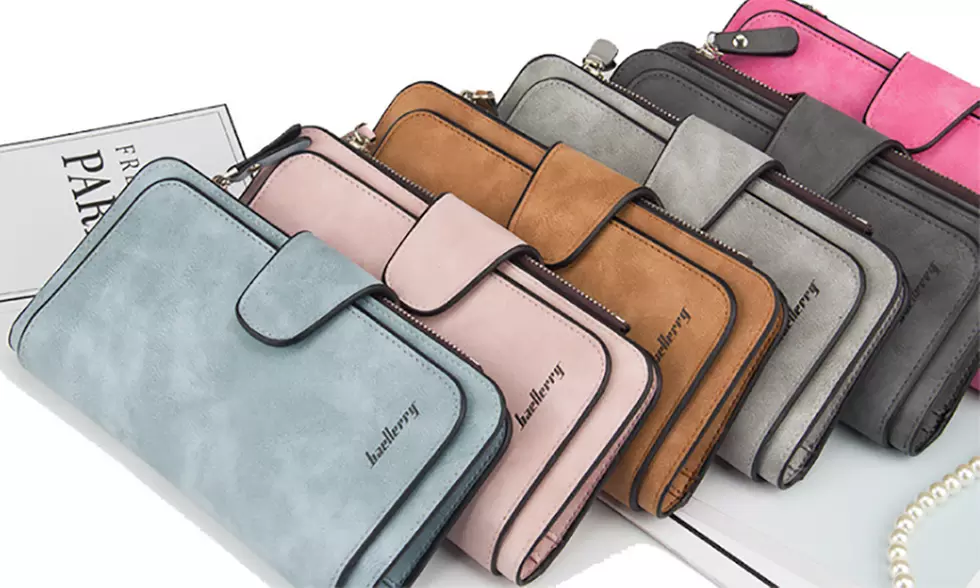 Rindsleder-Portemonnaie für Damen in der Farbe nach Wahl - Primary Image