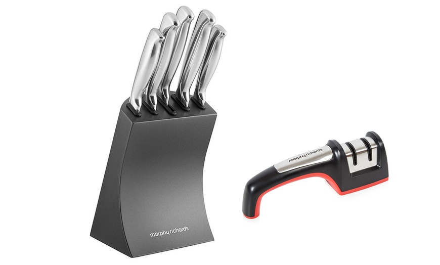 Image 16: Knife Block with Sharpener