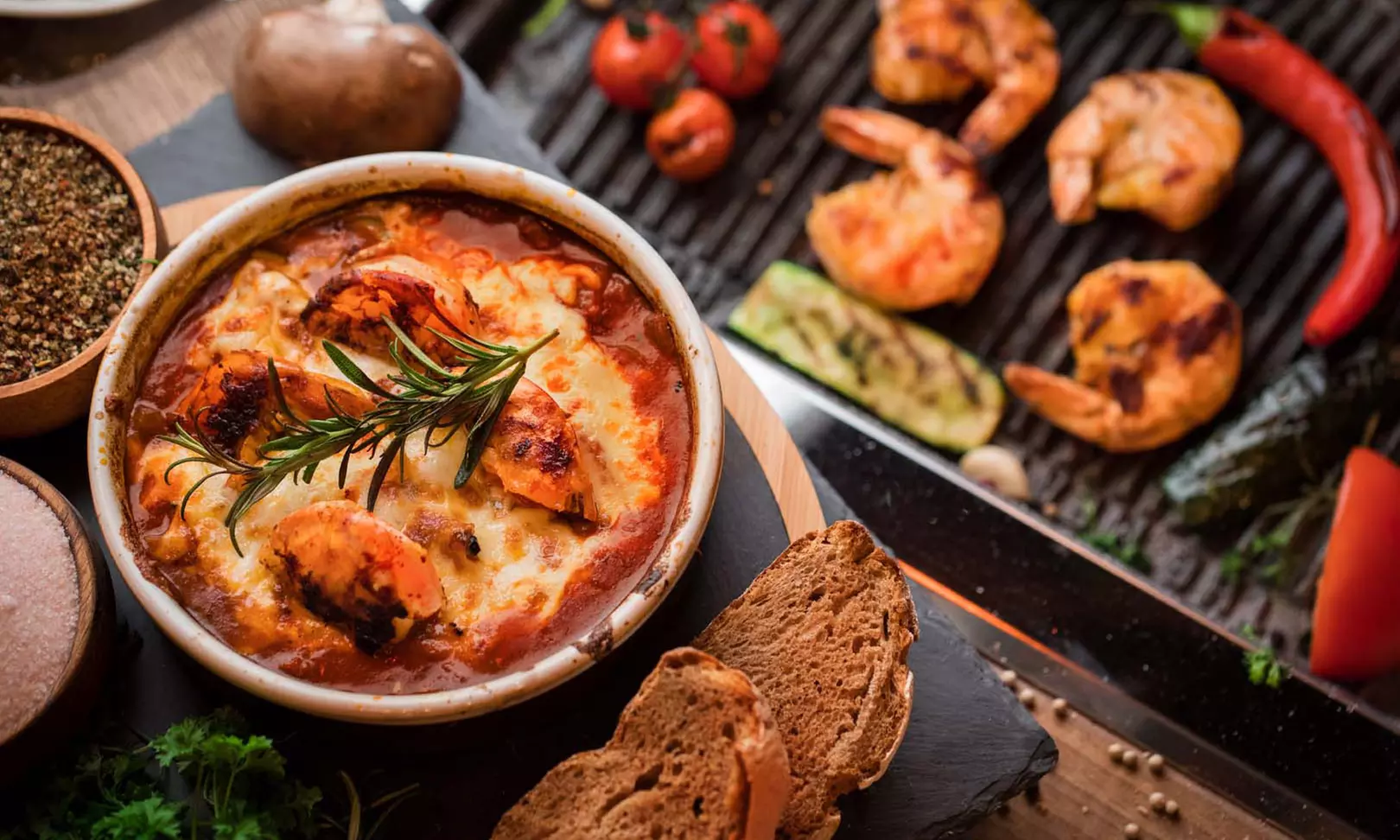 3-Gänge vegetarisches Lunch Menü nach Wahl für 1 bis 4 Personen