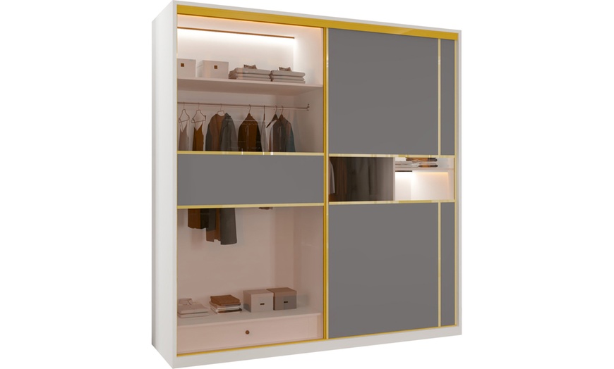 Image 17: Sliding Wardrobes 4U Sliding Double Door Wardrobe