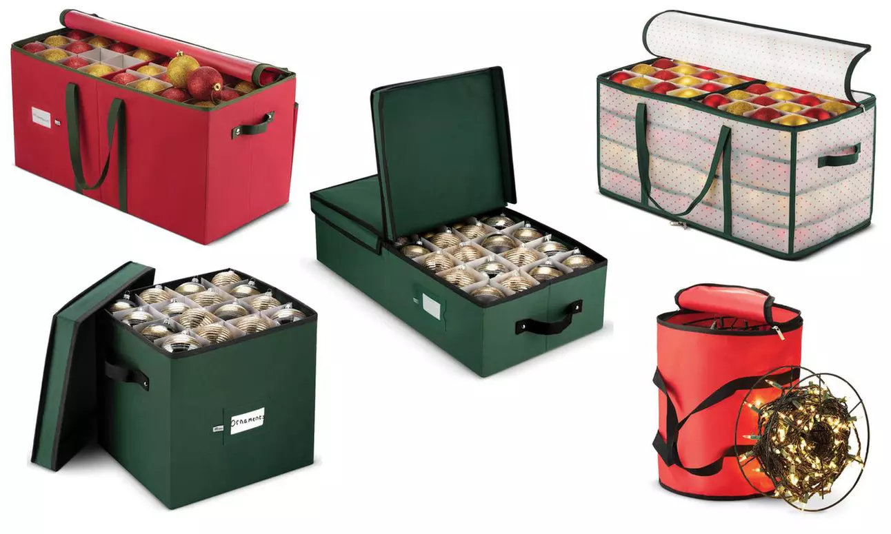 Christmas Ornament and Holiday Light Storage Containers & Organizers  - Primary Image