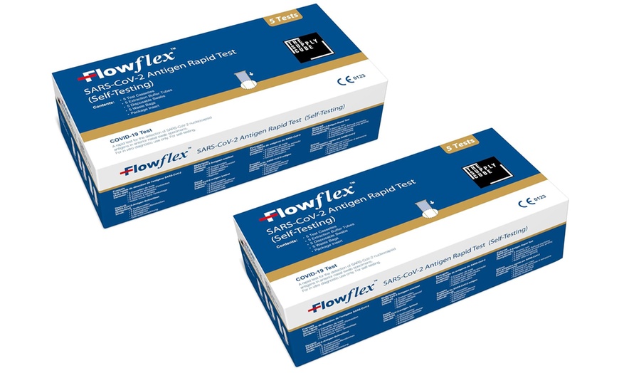 Image 3: Flowflex Antigen Rapid Lateral Flow COVID-19 Home Testing Kit