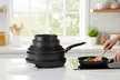Tefal Ingenio Authentic 10-Piece Pan Set - Stone Coating Cookware Set - Image 7