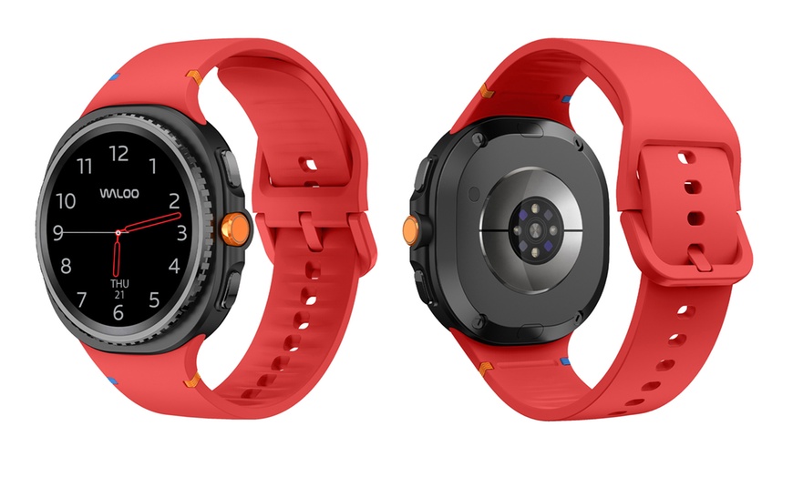 Image 12: Waloo Silicone Sport Band For Samsung Galaxy Watch 8/Watch 8 Classic