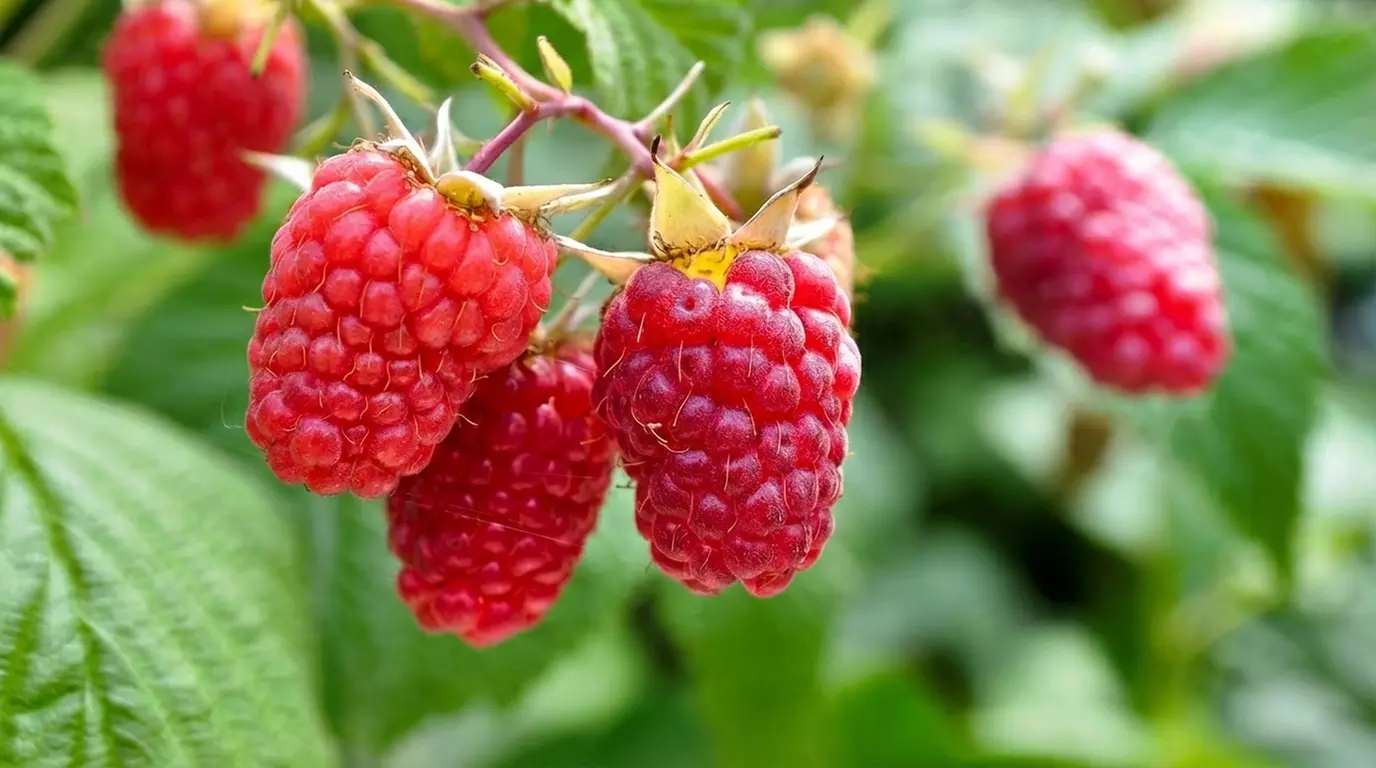 Raspberry Full Season Collection 9 or 18 Bare Root Canes