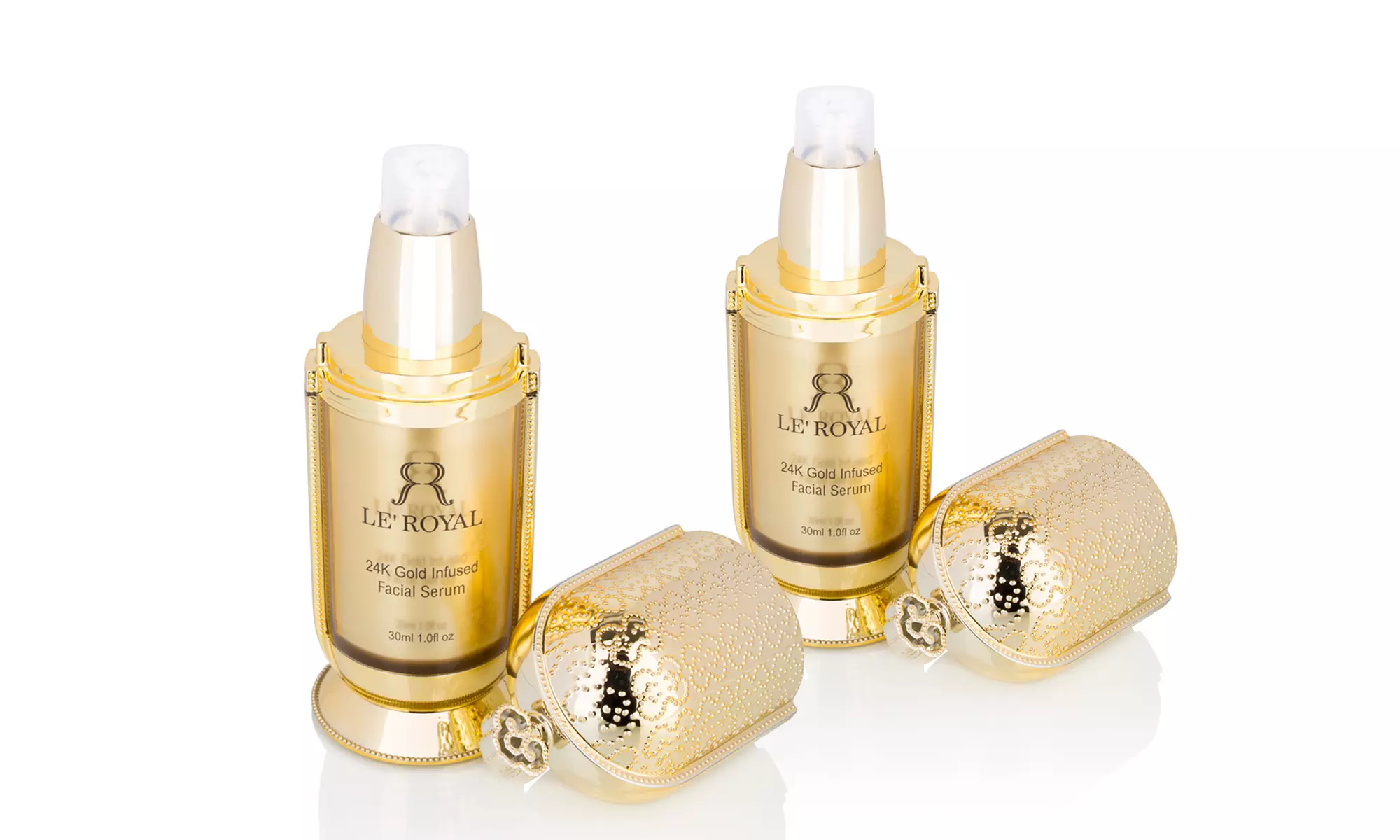 24K Gold-Infused Lifting and Firming Eye or Face Serum - Second Medium