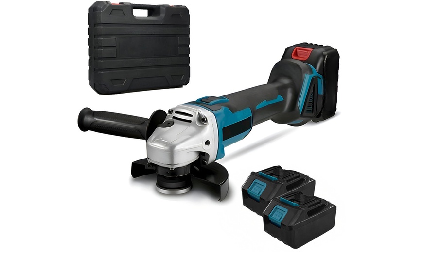 Image 2: Smerigliatrice ricaricabile con doppia batteria