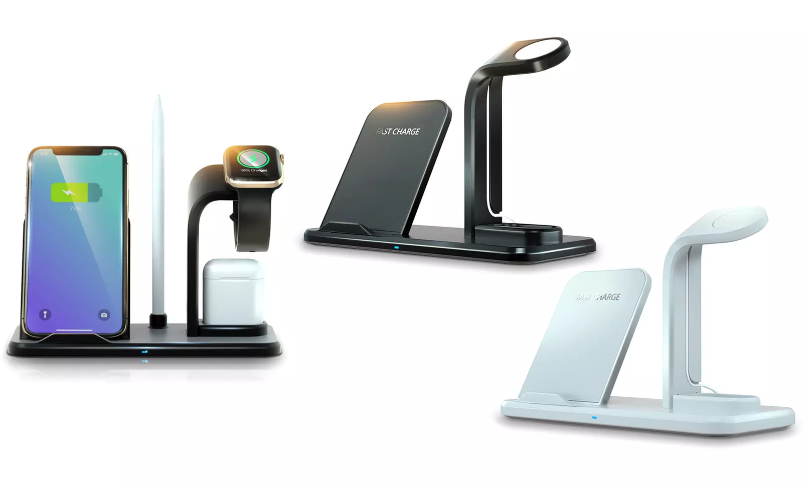 Station de charge rapide 3en1 compatible appareils Apple - Primary Image