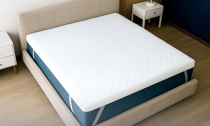 Image 1: Topper in Memory Foam a 9 zone differenziate 