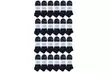 Yacht & Smith 24 Pairs of Low Cut Ankle Socks for Men Bulk Pack - Second Medium