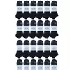 24 Pairs Mens Black