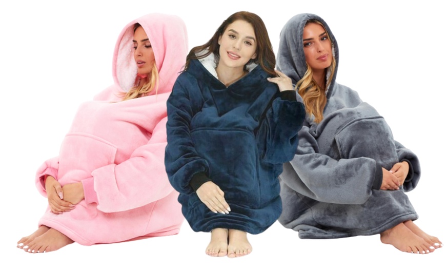 groupon oversized blanket hoodie