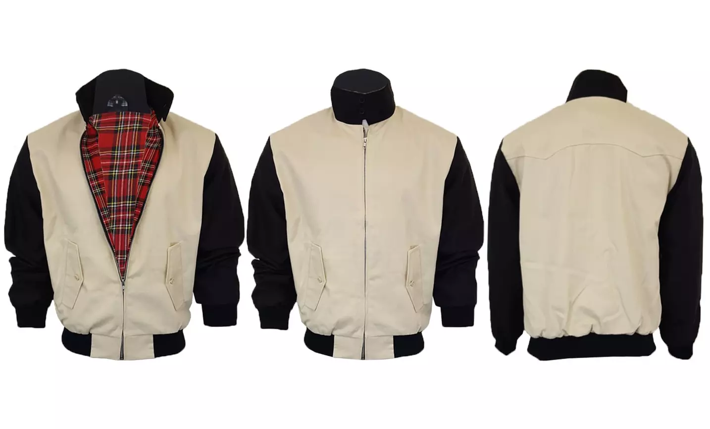 Blouson Bicolore doublure tartan pour Homme - Second Medium