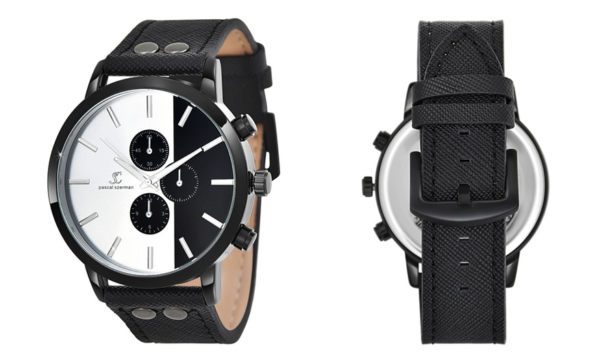 Image 13: Reloj de acero inoxidable con movimiento de cuarzo, de SC Crystal