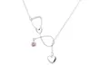 18K Gold Plated Stethoscope Heart Pendant Necklace with crystals from Swarovski - Second Medium