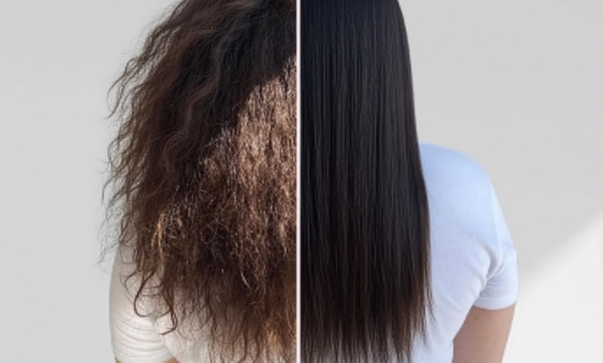 Image 3: Get a Nanoplasty Smoothing, 1 or 2 Sessions Silk Press Straightening 