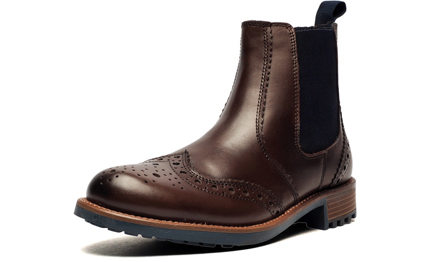 Image 1: Cotswold Cirencester Brogue Men's Leather Boots