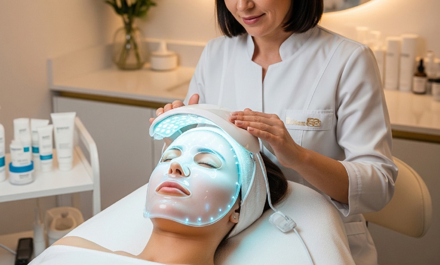 Image 1: Revitalize Your Skin with Aqua Laser Clinic’s Signature Facial – Includes LED Light & Oxygen Therapy